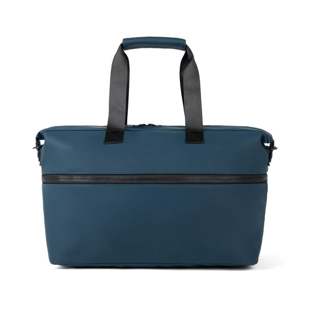 VINGA Baltimore RCS uitbreidbare weekendtas - donkerblauw (± PMS navy)