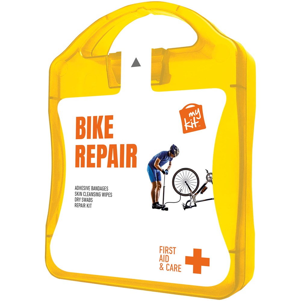 MyKit Fiets reparatie set - Transparant Geel