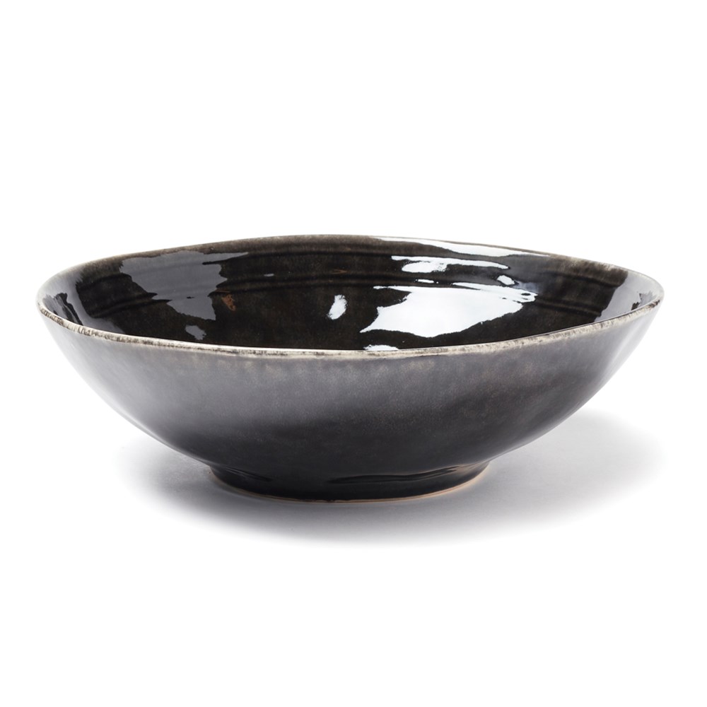 VINGA Nomimono diepe schaal 30 cm - zwart (± PMS Black)